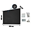 Simonrack Panelclick Panel perforado con 14 ganchos y 3 accesorios (L x An: 90 x 40 cm, Antracita) | BAUHAUS
