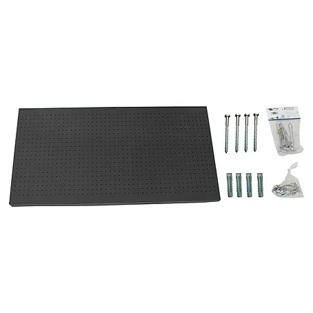 Simonrack Panelclick Panel perforado con 14 ganchos y 3 accesorios
