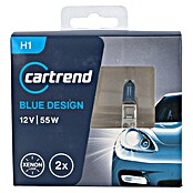 UniTEC Halogen-Scheinwerferlampe XENON Blue Design (H1, 2 Stk.)