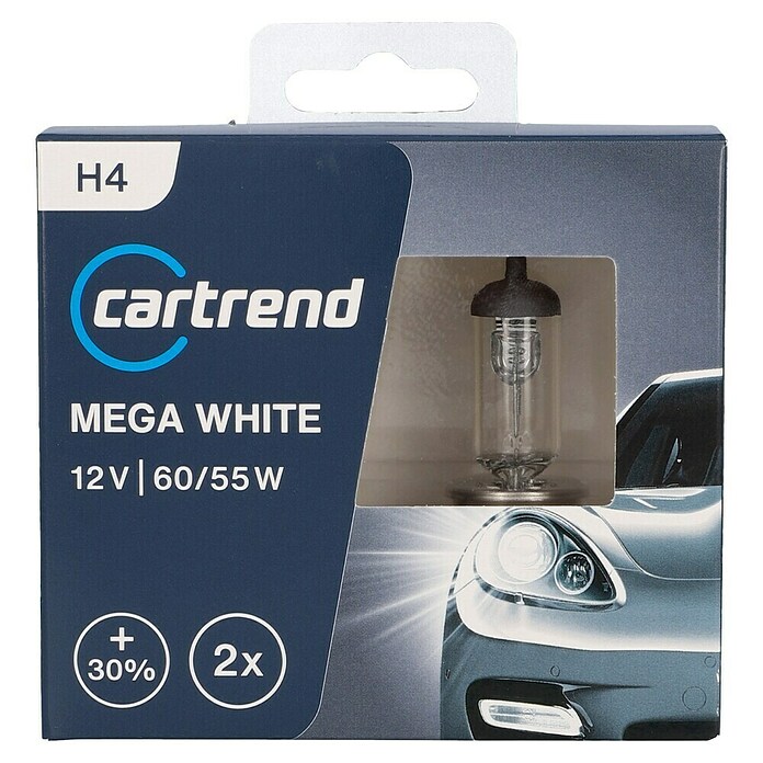 UniTEC Hauptscheinwerfer-Lampen XENON Mega White (H4, 2 Stk.)