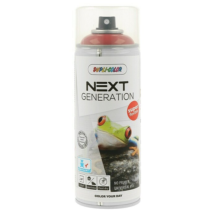 Dupli-Color Next Lakspray RAL 3002 (Karmijnrood, Glanzend, 400 ml)