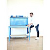 Simonrack Simonwork Banco de trabajo BT3 (L x An: 61 x 121 cm, Altura de trabajo: 144,5 cm, Carga soportada: 600 kg, Antracita/Madera) | BAUHAUS