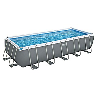 Bestway Bazen sa čeličnim okvirom Steel Pro MAX (D x Š x V: 640 x 274 x 132 cm, Siva, 19.281 l)
