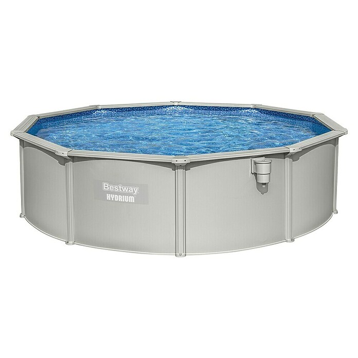 Bestway Bazen sa čeličnim okvirom Hydrium™  (Siva, 17.430 l) | BAUHAUS