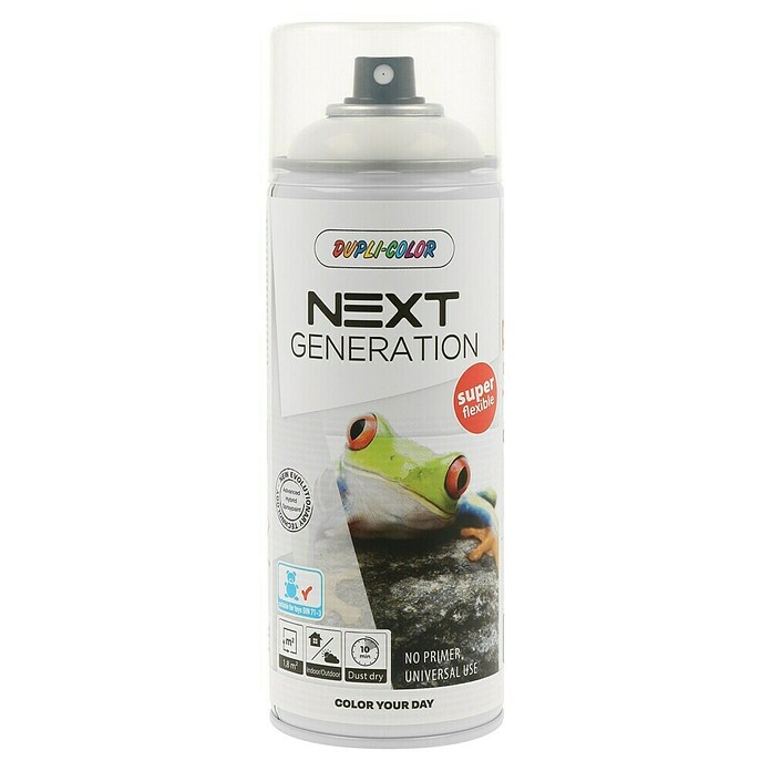 Dupli-Color Next Lakspray RAL 9010 (Zuiver wit, Glanzend, 400 ml)