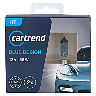 UniTEC Halogen-Scheinwerferlampe XENON Blue Design (H7, 2 Stk.)
