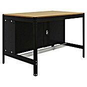 Simonrack Simonwork Banco de trabajo BT0 Cabinet (L x An: 61 x 91 cm, Altura de trabajo: 84,2 cm, Carga soportada: 400 kg, Antracita/Madera) | BAUHAUS