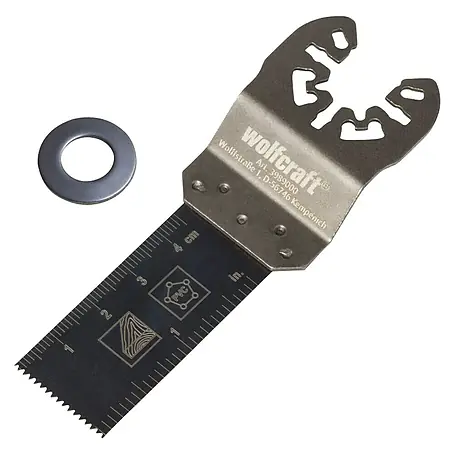 Wolfcraft  Hoja de sierra de inmersión Para herramientas oscilantes