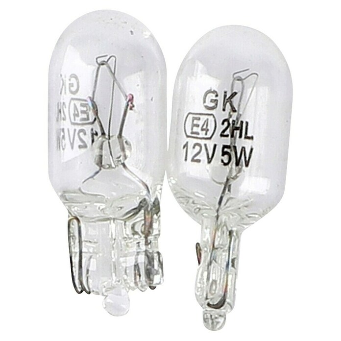UniTec Glassockellampe (W5W, 2 Stk.)