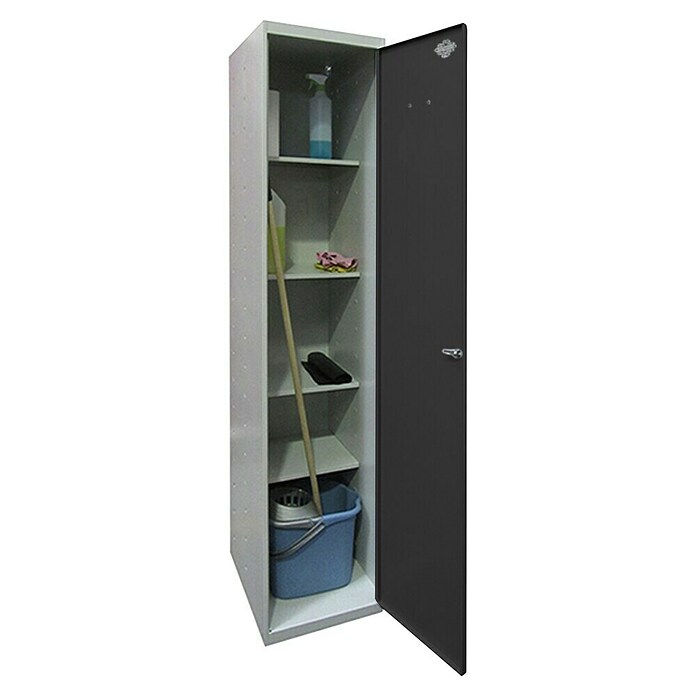 Simonrack Simonlocker Taquilla Cleaning Desmontada (L x An x Al: 40 x 40 x 180 cm, Número de puertas: 1 ud., Gris/Antracita) | BAUHAUS