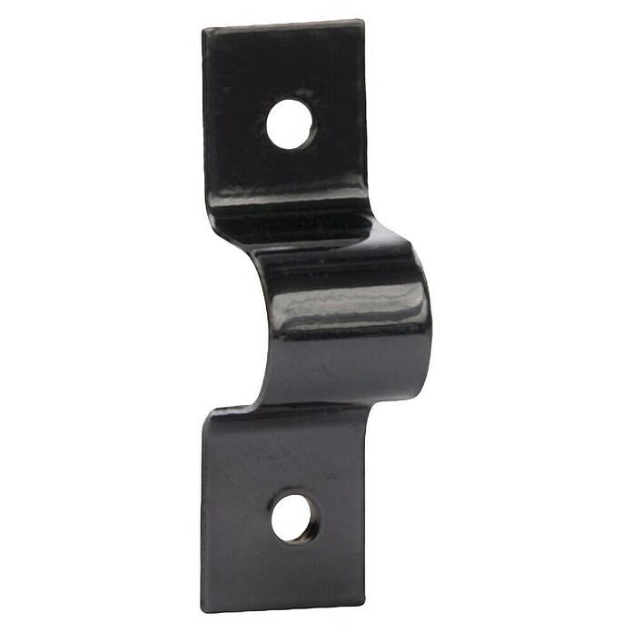 Alberts Presilla atornillable (Negro, Acero, Diámetro ojal: 12 mm) | BAUHAUS