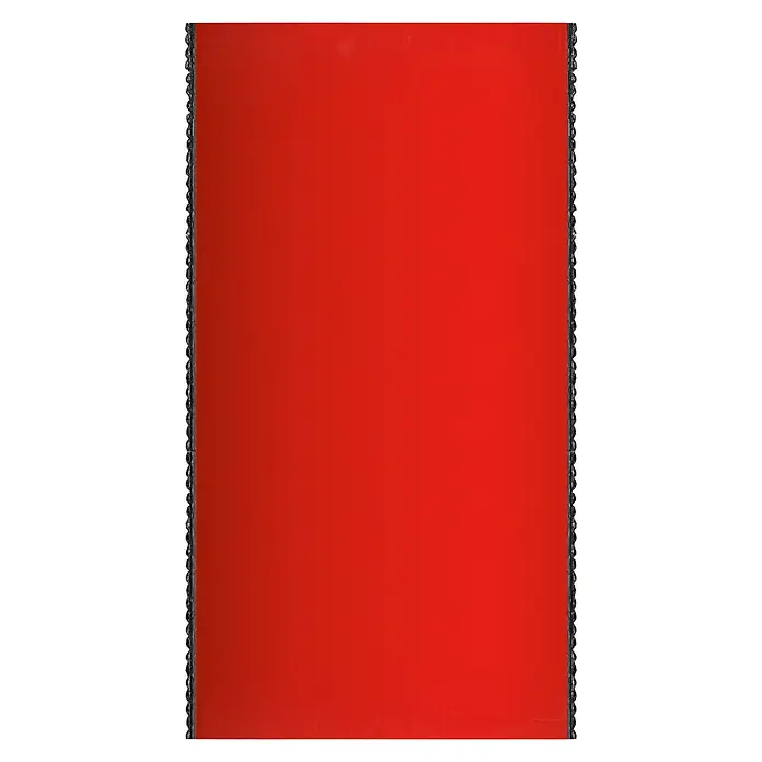 Tesa Ultra Power Klettpad Lock Strips - L x B: 5 cm x 25 mm, Schwarz - Nahaufnahme einer roten Kampfsportmatte mit schwarzem Rand. Ideal für Judo, Ringen und andere Sportarten.