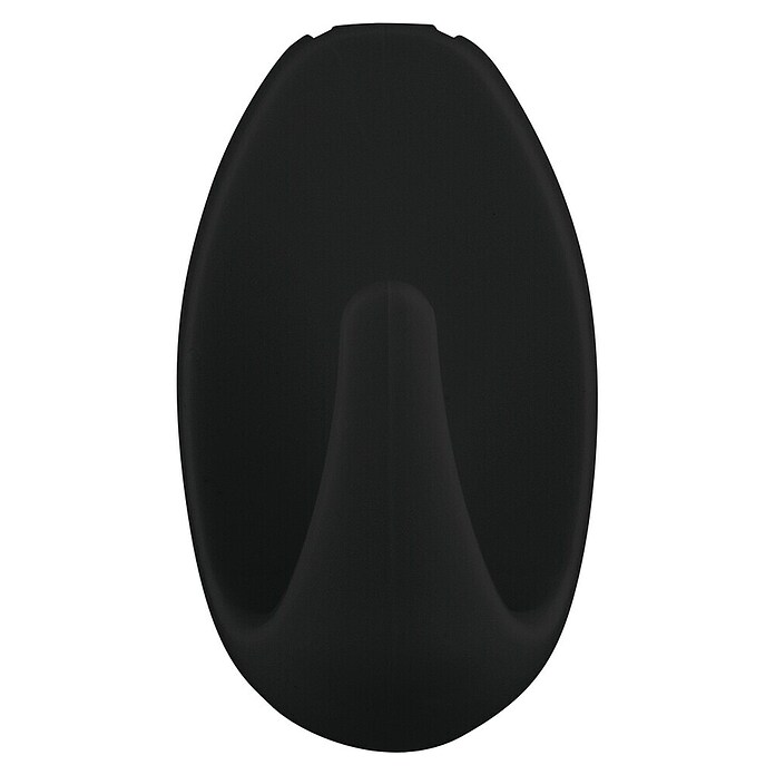 Tesa Powerstrips Selbstklebehaken (Oval, Größe: S, Schwarz, 3 Stk.) | BAUHAUS