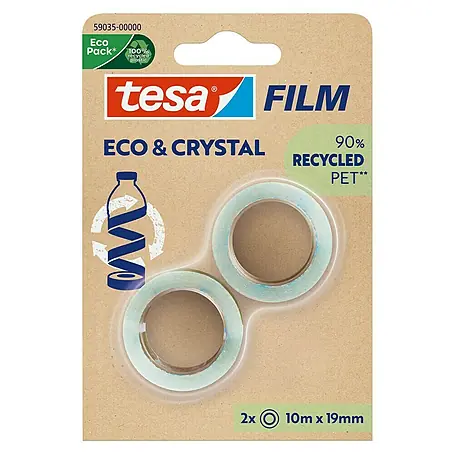 Tesa Film Klebefilm Eco & Crystal