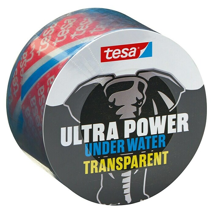 Tesa Ultra Power Reparaturband Under Water (1,5 m x 50 mm, Transparent) | BAUHAUS