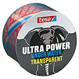 Tesa Ultra Power Reparatietape voor onder water (1,5 m x 50 mm, Transparant)