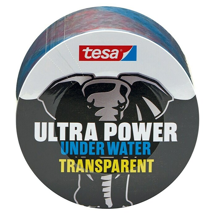 Tesa Ultra Power Reparaturband Under Water (1,5 m x 50 mm, Transparent) | BAUHAUS