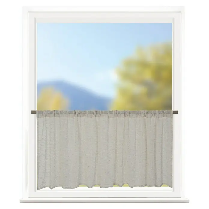 Elbersdrucke Bistrogardine LiemB x H: 140 x 48 cm, 100 % Polyester, Beige