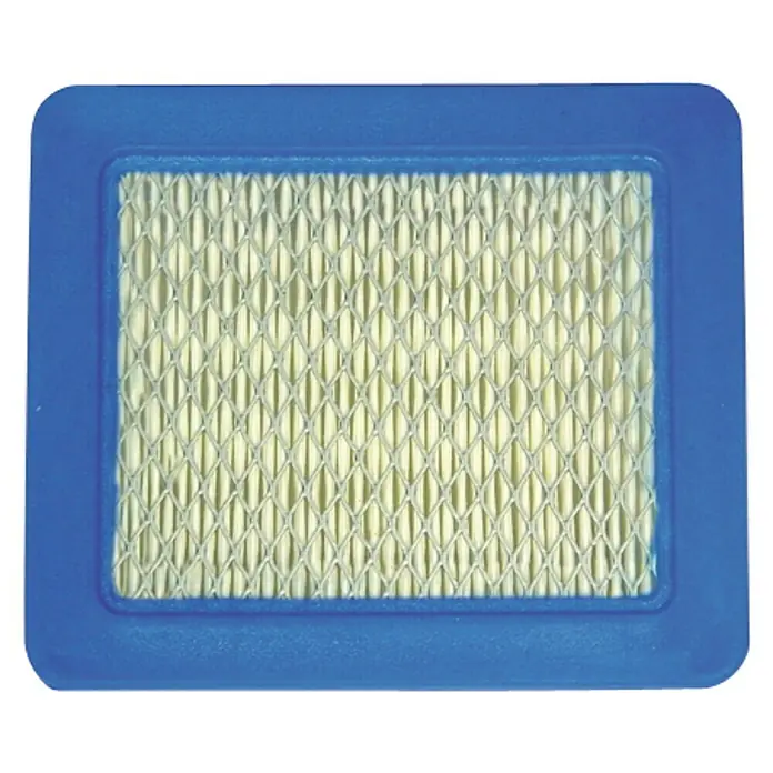 Briggs & Stratton Filtro de aire B&S 710 - Motor Briggs & Stratton Quantum, 1 ud. - Filtro de aire con marco azul y patrón de rombos para maquinaria, ofrece filtración eficiente y protección contra polvo y suciedad.