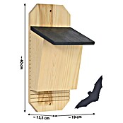 Dobar Fledermauskasten Microchiroptera (L x B x H: 19 x 15,5 x 40 cm, Kiefer) | BAUHAUS