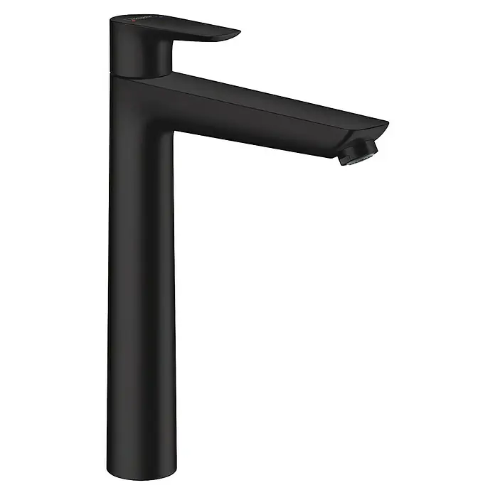 Hansgrohe Talis E Waschtischarmatur 240 - Schwarz, Höhe: 29,2 cm - Mattschwarze Einhebel-Waschtischarmatur.