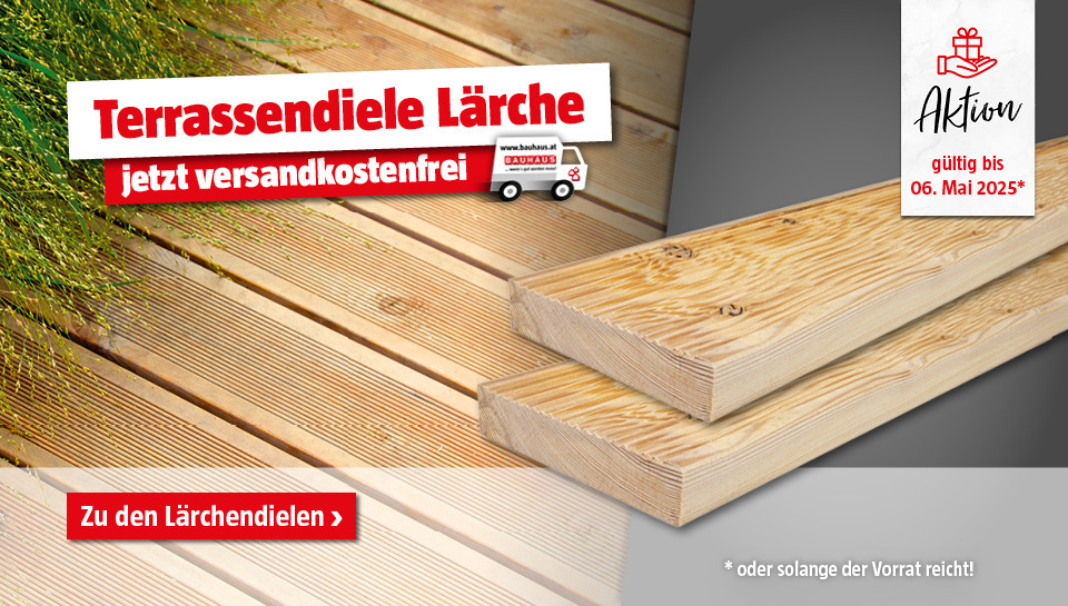 Terrassendielen versandkostenfrei in Aktion