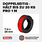 Tesa Ultra Power Klettpad Lock Tape (L x B: 1 m x 25 mm, Schwarz) | BAUHAUS