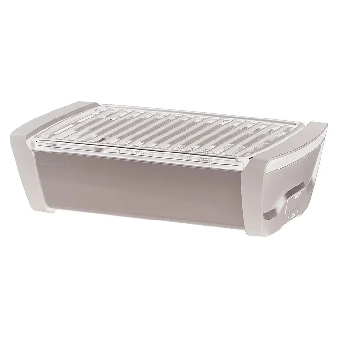 Enders Elektrogrill Aurora - Grau, Grillfläche (B x T): 37 x 25 cm - Hellgrauer Tischgrill mit Metallrost.
