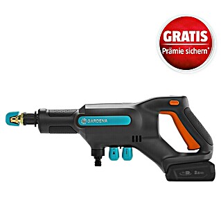 Gardena Power for All 18V Akku-Druckreiniger AquaClean 24/18V SE (18 V, 1 Akku, 2,5 Ah)