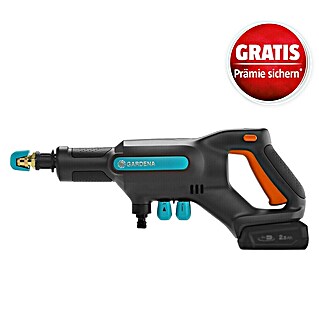 Gardena Power for All 18V Akku-Druckreiniger AquaClean 24/18V PR (18 V, 1 Akku, 2,5 Ah)