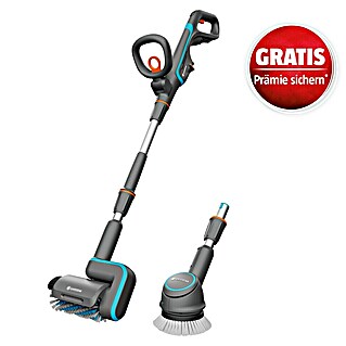 Gardena Power for All 18V Akku-Reinigungsbürste Aqua Brush Universal 04/18V (18 V, Ohne Akku)