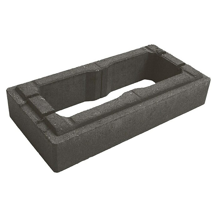 Mauerstein C-Line (Anthrazit, 50 x 25 x 10 cm, Beton)