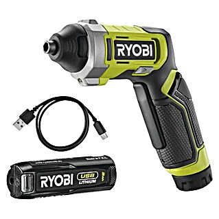 Ryobi 4V USB Accuschroevendraaier Set RSD4-120T (4 V, 1 accu, 2 Ah)