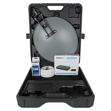Megasat  Satellitenschüssel Campingkoffer HD