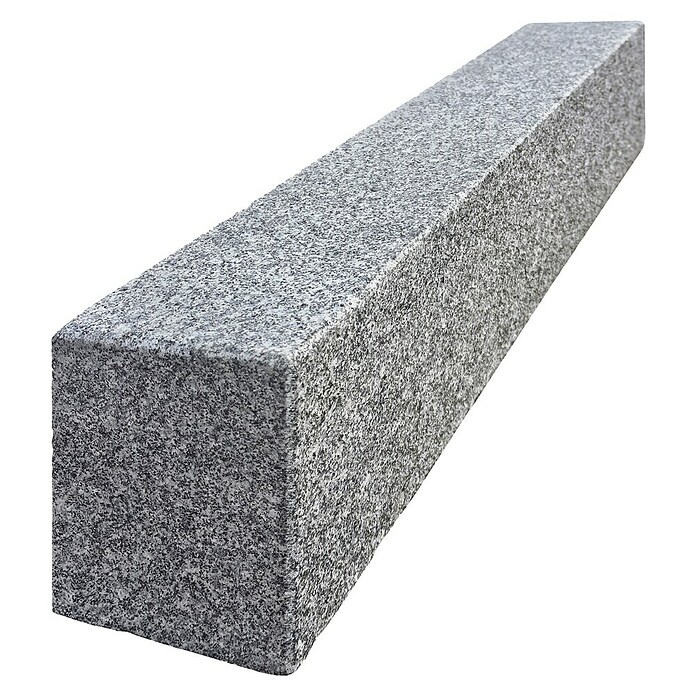 Palisade G 654 (12 x 10 x 50 cm, Anthrazit, Granit, Geflammt) | BAUHAUS