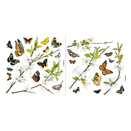 Komar  Fenstersticker Cheerful Butterflies