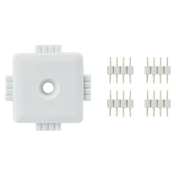 Paulmann Enchufe de conexión YourLED X-Connector (33 x 33 x 7 mm, Plástico)