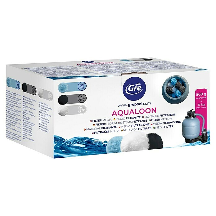 Gre Bola filtrante Aqualoon 3 en 1 (500 g) | BAUHAUS