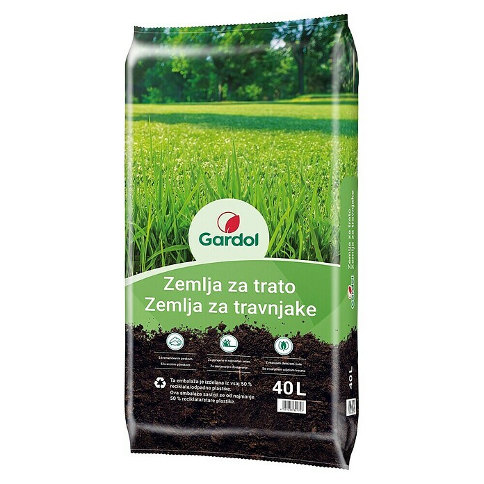 Gardol Zemlja za trato  (40 l) | 7511 - Blumenerde Gardol | IAHA - Erde | IAH - Dünger / Pflanzenschutz | IA - Gartenhartware | I - Stadtgarten | BAUHAUS