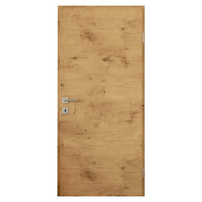 GetaDoor Lamineo Sobna vrata GLQ335  (850 x 2.000 mm, Smer odpiranja: Desno, Rjava, Cevasta iverka, CPL (kontinuirano stiskan laminat)) | Sobna vrata | Notranja vrata | Vrata | Okna, vrata in stopnice | Izdelki | BAUHAUS