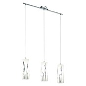 Eglo Lámpara colgante Rivato (180 W, L x An x Al: 70,5 x 9 x 110 cm, Cromo, E27) | BAUHAUS