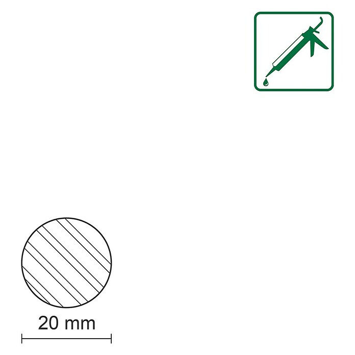 Rundstab Eiche (Ø x L: 20 x 100 mm) | BAUHAUS
