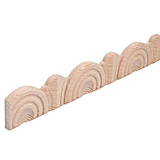 Zierleiste (L x B x H: 100 x 0,7 x 3,4 cm, Kiefer)