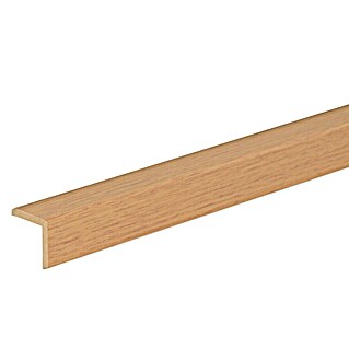 Winkelleiste FU009 (2 400 x 28 x 28 mm, MDF/Folie, Eiche natur)