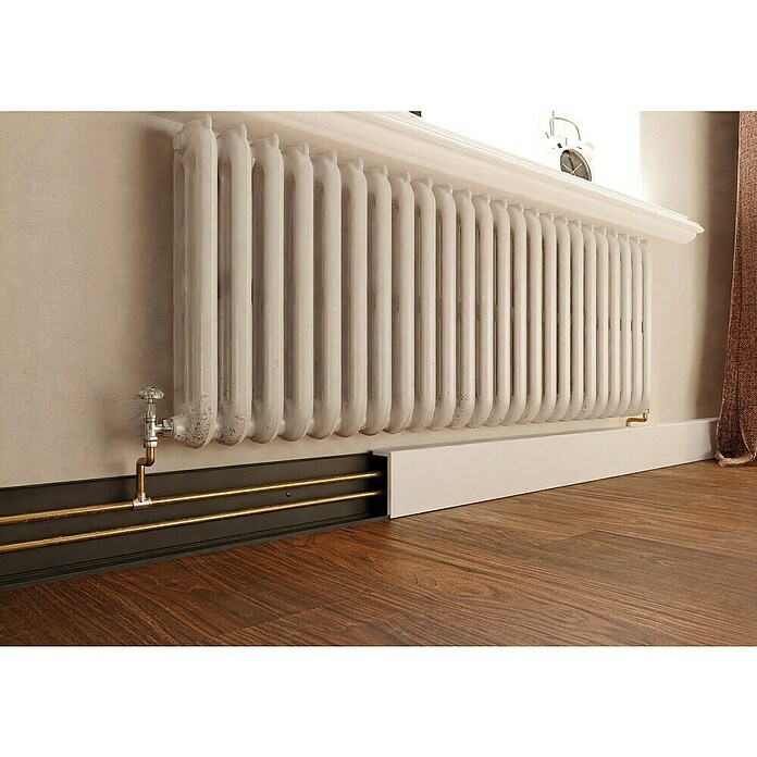 Profiles and more Abdeckleiste für Heizungsrohre FRA04 (L x B x H: 2 400 x 50 x 150 mm, Weiß, MDF) | BAUHAUS