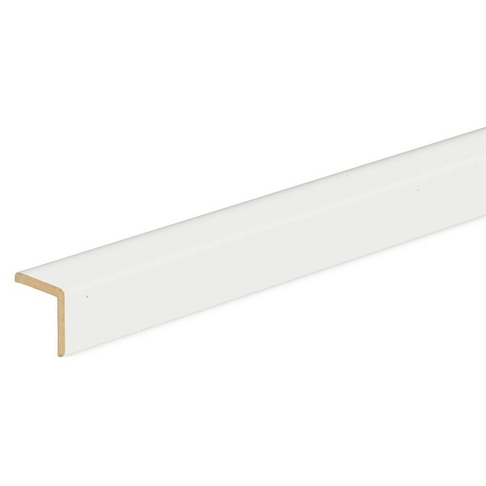 Winkelleiste FU009 (2 400 x 28 x 28 mm, MDF/Folie, Weiß) | BAUHAUS