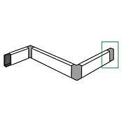Profiles and more Endstück FRA04 (Weiß, MDF, 2 Stk., Passend für: Rohrabdeckleiste FRA04) | BAUHAUS