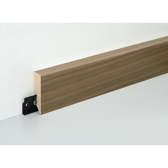Sockelleiste SF253L/SU153L (L x B x H: 2 500 x 16 x 58 mm, Nussbaum) | BAUHAUS