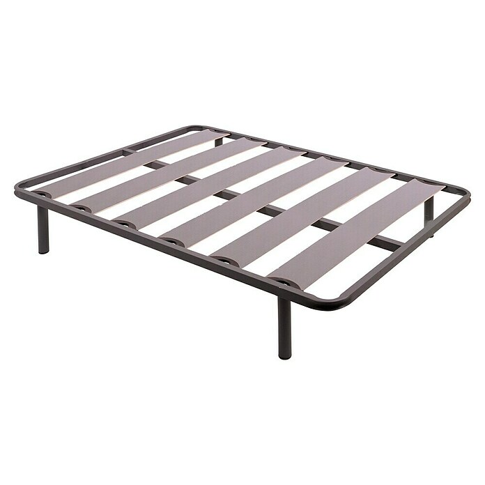 Unique Somier de láminas R66 y colchón Top (Largo: 200 cm, Ancho: 90 cm, Viscoelástica, Colchón a 2 caras) | BAUHAUS