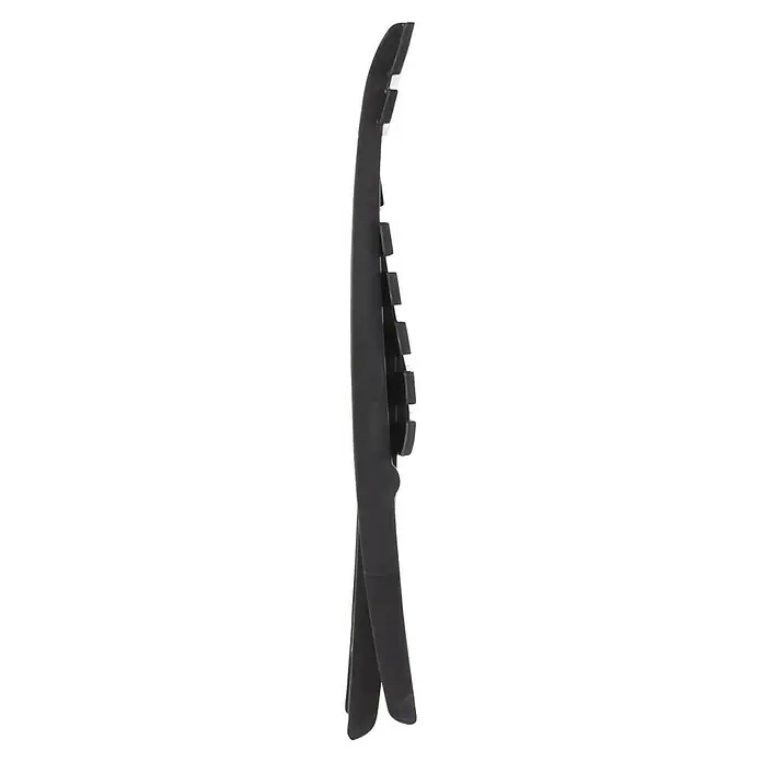 Grosfillex Klappstuhl Set Miami - 2 Stk., Polypropylen, Klappbar, Anthrazit, B x T x H: 42 x 50 x 93 cm - Schwarzer, gebogener, geschlitzter Kunststoffständer mit klappbarer Basis.